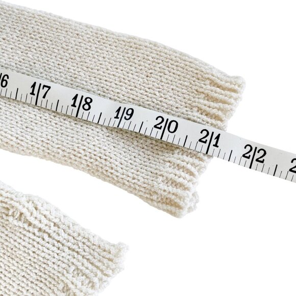 Eileen Fisher Knitted Cream Sweater Tunic Long Sleeve Women’s Size XXS - Picture 6 of 8